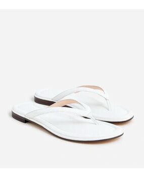 J.Crew Menorca padded thong sandals in leather